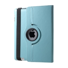 Pouzdro / kryt pro Apple iPad 2. / 3. / 4.gen  - 360° otočný držák - světle modré