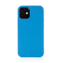 Kryt pro Apple iPhone 12 mini - gumový - příjemný na dotek - modrý