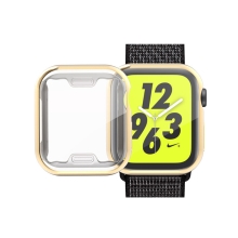 Kryt pre Apple Watch 4 / 5 / 6 / SE 40 mm - zlatý - gumový