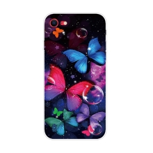 Kryt pro iPhone 7 / 8 / SE (2020) / SE (2022) - gumový - psychedeličtí motýli