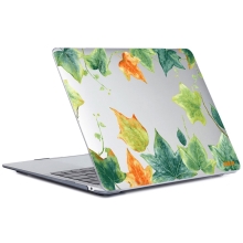 Obal / kryt ENKAY pro Apple Macbook  Air 13" (2018-2022) A1932 / A 2179 / A2337 - plastový - barevné listy