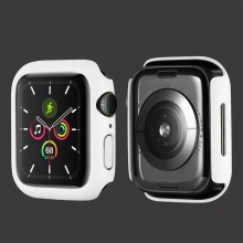 Kryt / rámeček pro Apple Watch 45mm Series 7 - plastový - bílý