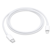 Synchronizačný a nabíjací kábel pre zariadenia Apple - USB-C / Lightning - 1 m - Biely - Kvalita A+