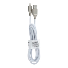 Synchronizační a nabíjecí kabel Lightning pro Apple zařízení - tkanička - bílý - 2m