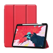 Pouzdro pro Apple iPad Pro 11" (2018) / 11" (2020) / Air 4 / 5 - stojánek + prostor pro Apple Pencil - červené