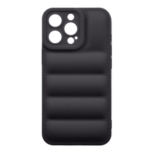 Kryt OBAL:ME Puffy pro Apple iPhone 13 Pro - gumový - černý