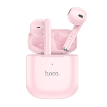 Sluchátka HOCO EW-19 Plus TWS - Bluetooth bezdrátová - USB-C - pecky - růžová