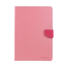 Pouzdro MERCURY Fancy Diary pro Apple iPad 9,7 (2017-2018) - stojánek a prostor na doklady - růžové / tmavě růžové