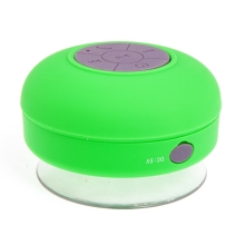 Bluetooth reproduktor - vodotesný - silikónový - zelený