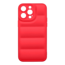 Kryt OBAL:ME Puffy pro Apple iPhone 14 Pro Max - gumový - červený