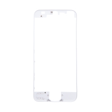 Plastový rámik predného panela pre Apple iPhone 5 - biely - A+ kvalita