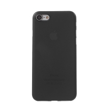 Kryt / obal pro Apple iPhone 7 / 8 / SE (2020) - ochrana čočky - ultratenký - plastový - matný - černý