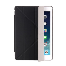 Pouzdro / kryt pro Apple iPad 9,7 (2017-2018) - odnímatelný Smart Cover - stojánek - plastové - černé