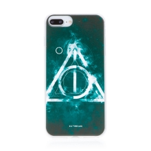 Kryt Harry Potter pre Apple iPhone 6 Plus / 6S Plus - gumový - Relikvia smrti - čierny