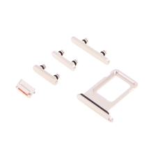 Puzdro / šuplík na kartu Nano SIM pre Apple iPhone 13 - biele - Kvalita A+