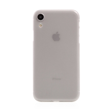 Kryt / puzdro pre Apple iPhone Xr - ochrana šošoviek - ultratenký - plast - matný - svetlosivý