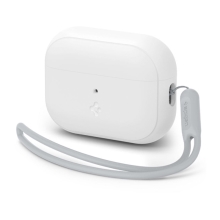 SPIGEN Silikónové puzdro Fit pre Apple AirPods Pro / Pro 2 - silikónové - so šnúrkou - biele