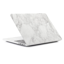 Obal / kryt pro Apple MacBook Air / Air M1 (2018-2021) 13" (A1932, A2179, A2337) - plastový - šedý mramor