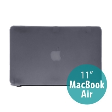 Tenké ochranné plastové puzdro pre Apple MacBook Air 11,6 - lesklé - čierne