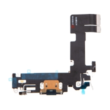 Napájecí a datový konektor s flex kabelem + mikrofony pro Apple iPhone 13 - černý - kvalita A+