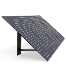 160W solárna nabíjačka CHOETECH - 4x panel - USB-A / USB-C + pripojovací kábel - čierna