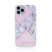 Kryt BABACO pro Apple iPhone 11 Pro Max - gumový - růžový mramor