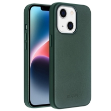 Kryt QIALINO pre Apple iPhone 14 - Podpora MagSafe - koža - zelený