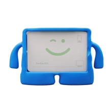 Pouzdro pro děti na Apple iPad 10,2" (2019 - 2021) / Air 3 (2019) - stojánek / rukojeť - pěnové - modré