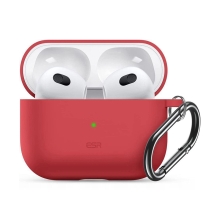 Pouzdro ESR Bounce pro Apple AirPods 3 - silikonové - červené