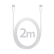 Originální Apple USB-C synchronizační a nabíjecí kabel - 2m - bílý - 240W