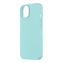 Kryt TACTICAL Velvet Smoothie pro Apple iPhone 14 - příjemný na dotek - silikonový - azurově modrý