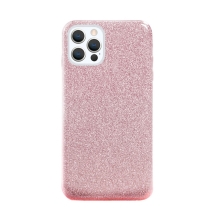Kryt NXE pre Apple iPhone 13 Pro Max - trblietavý - plast/guma - ružový