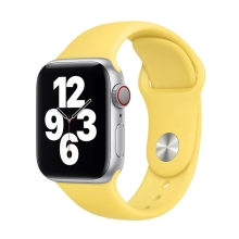 Originální řemínek pro Apple Watch 45mm / 44mm / 42mm - silikonový - zázvorově žlutý