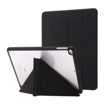 Puzdro pre Apple iPad 9,7" (2017 / 2018) / iPad Air 1 / 2 - origami stojan - čierne