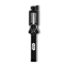 Selfie tyč STAR WARS - teleskopická - 3,5mm jack - kabelová spoušť - Darth Vader