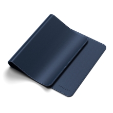 Pracovní podložka SATECHI pro Apple iMac / MacBook / Magic Mouse - umělá kůže - tmavě modrá