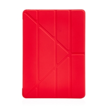 Puzdro pre Apple iPad 9,7" (2017 / 2018) - origami stojan - červené
