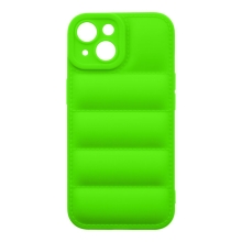 Kryt OBAL:ME Puffy pre Apple iPhone 15 - gumový - zelený