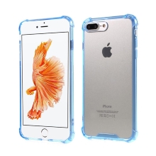 Kryt pro Apple iPhone 7 Plus / 8 Plus - plastový / gumový - průhledný / modrý