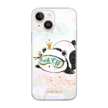 Kryt BABACO pro Apple iPhone 14 - spokojená panda - gumový