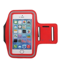 Sportovní pouzdro pro Apple iPhone včetně velikostí Plus a Max - červené