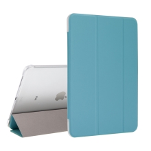 Pouzdro / kryt pro Apple iPad Pro 11" (2018) - funkce chytrého uspání + stojánek - modré / průsvitná záda