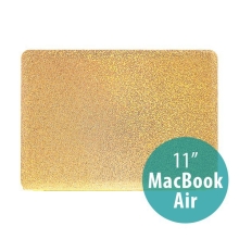Plastový obal pro Apple MacBook Air 11 - třpytivý povrch - zlatý