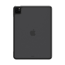 Kryt pro Apple iPad 12,9" (2018 / 2020 / 2021) - plastový / gumový - průhledný / černý