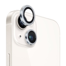 Tvrzené sklo (Tempered Glass) pro Apple iPhone 13 / 13 mini - na kameru - 2 kusy - stříbrné