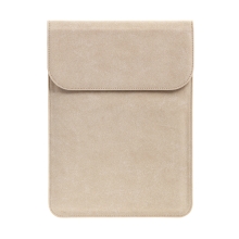 SOYAN puzdro / obal pre Apple Macbook Air 13" / Pro 13" - magnetické zatváranie - umelá koža - béžová