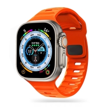Remienok TECH PROTECT pre Apple Watch Ultra 49 mm / 45 mm / 44 mm / 42 mm - silikónový - oranžový