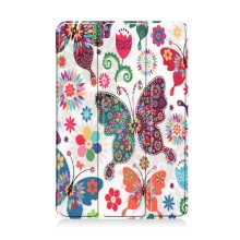 Pouzdro / kryt pro Apple iPad mini 4 / mini 5 - funkce chytrého uspání - plastové - motýli a květiny