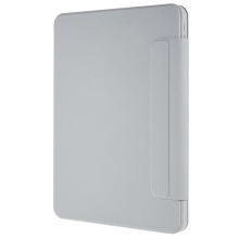 Pouzdro pro Apple iPad 12,9" (2018 / 2020 / 2021) - umělá kůže - otočné - šedé