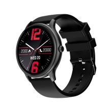 Fitness chytré hodinky MAXLIFE - tlakoměr / krokoměr / měřič tepu - Bluetooth - černé